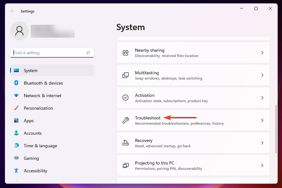 Run troubleshooter to fix mouse and keyboard not working in Windows 11