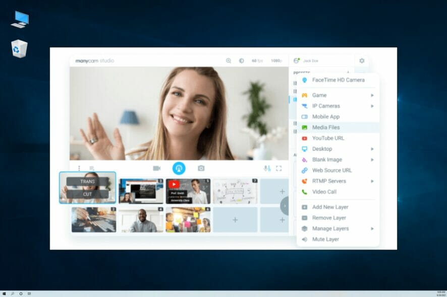 Multi-cam live streaming apps