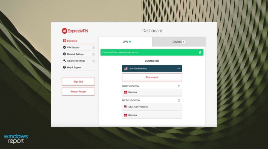 express vpn para panel de conexión de gameloop