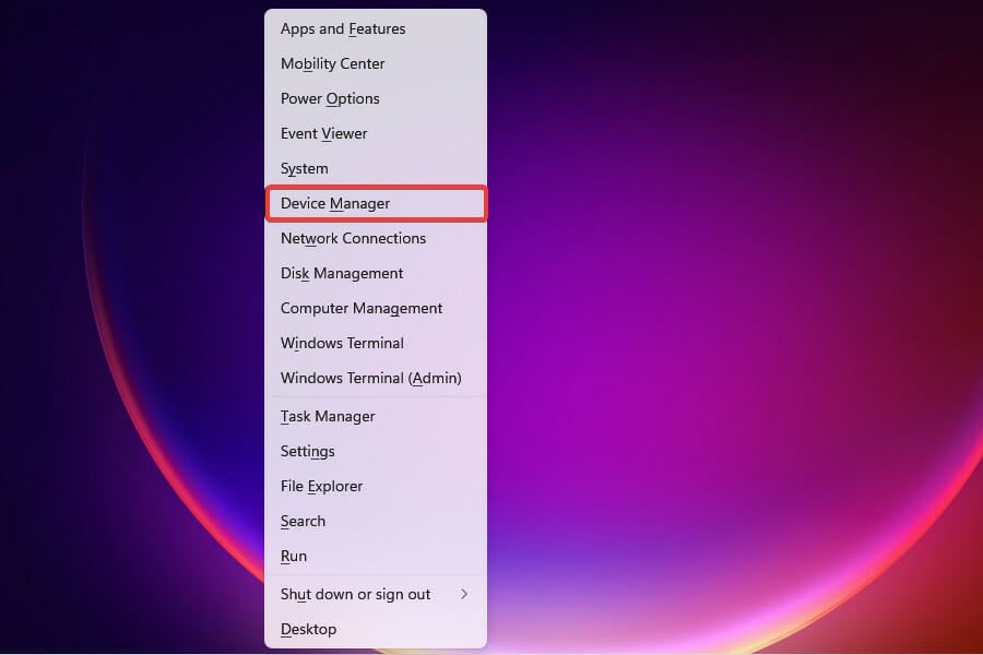 launch Device Manager 