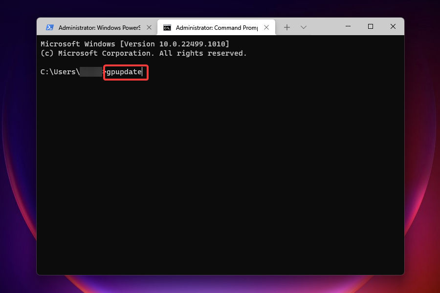 Update Group Policy to fix random restart in Windows 11