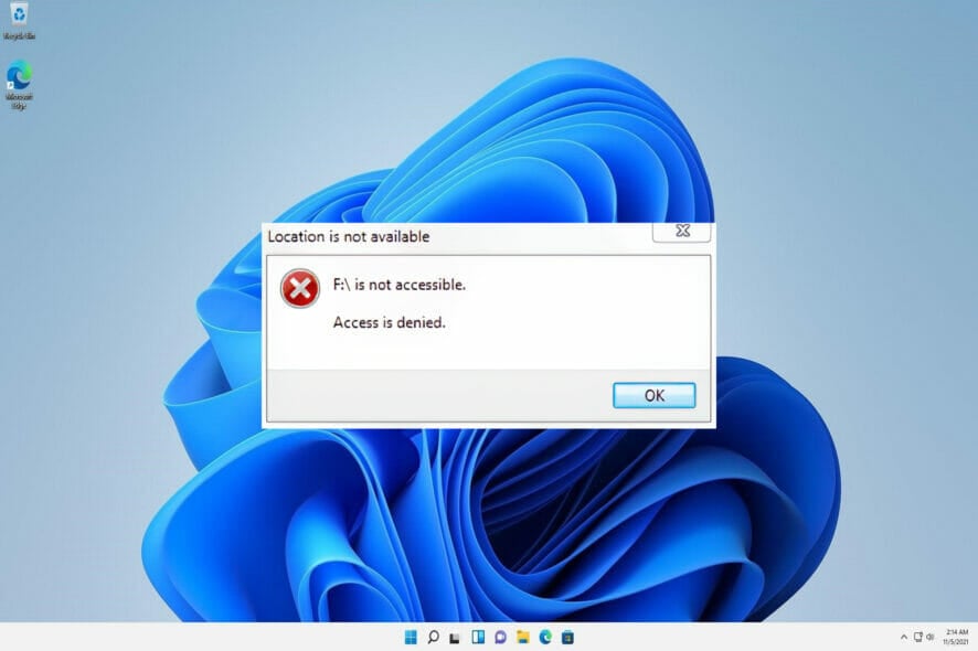 access denied window access denied windows 11