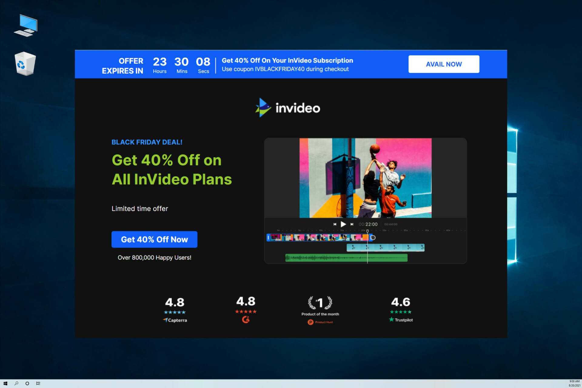 Best InVideo Black Friday deal