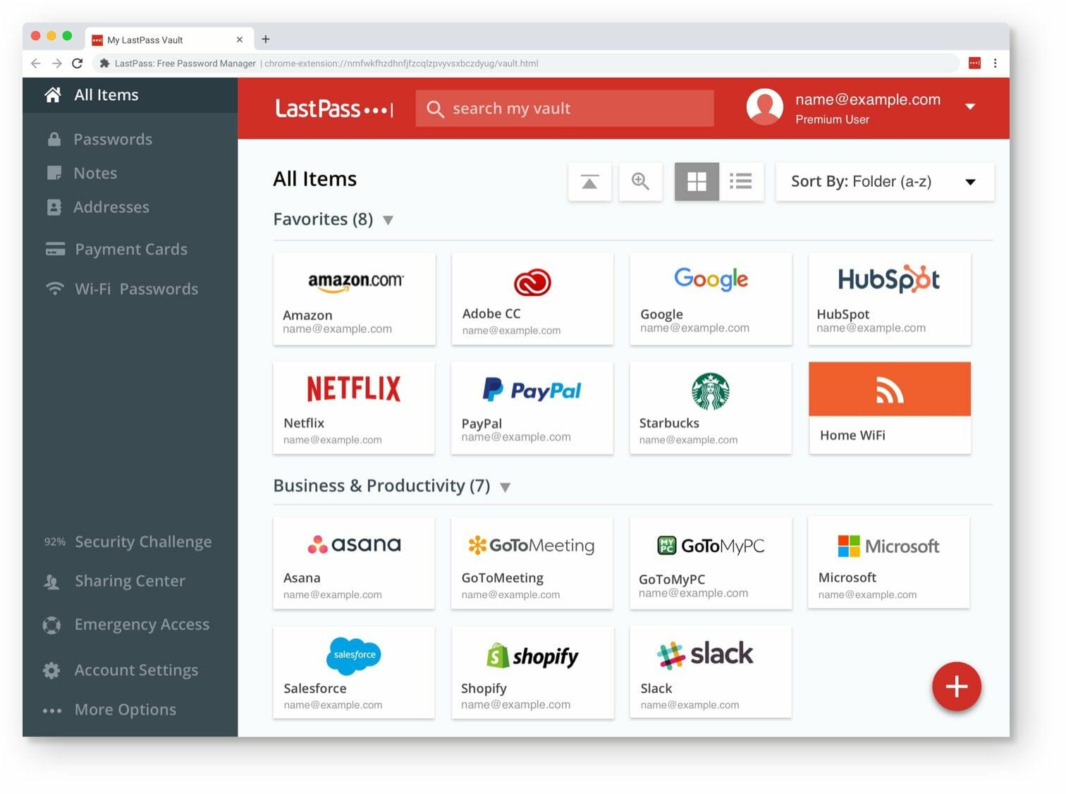 LastPass password manager