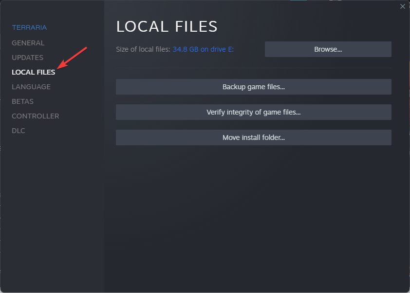 local files tab terraria