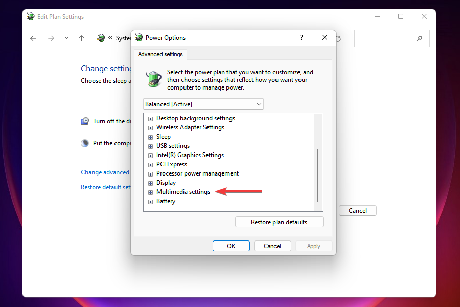 Multimedia Settings
