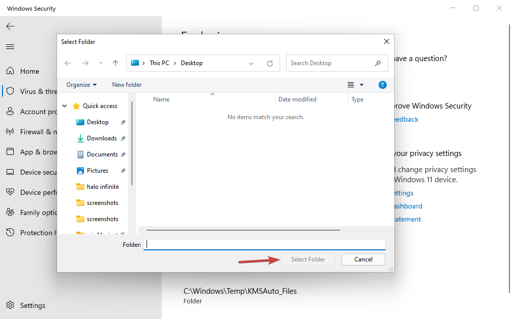 select-folder