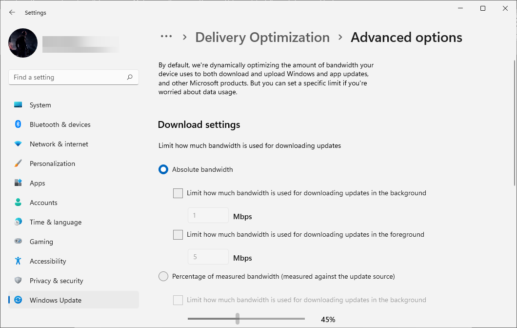 set-upload-download-limits