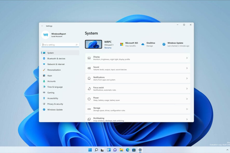settings app crashes Windows 11