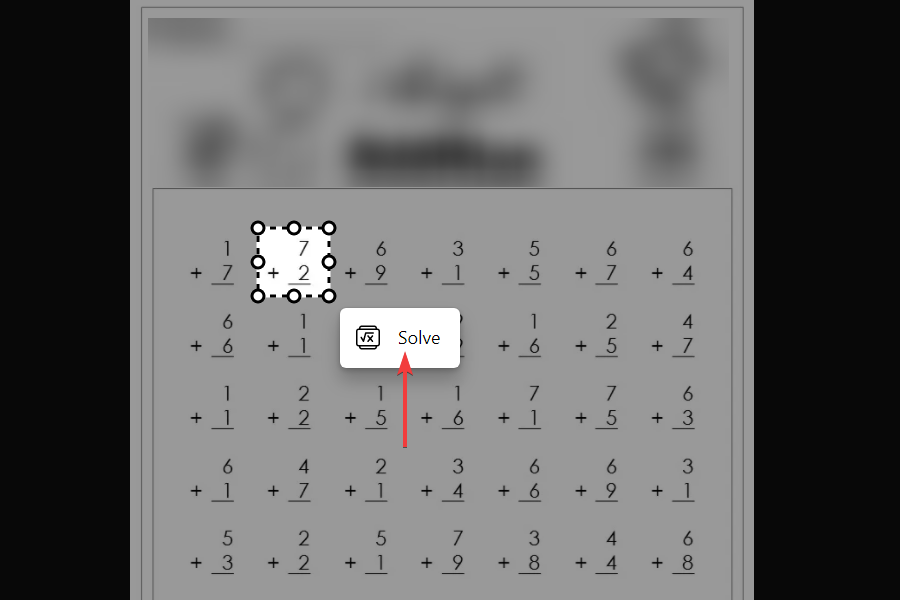 select the problem to solve