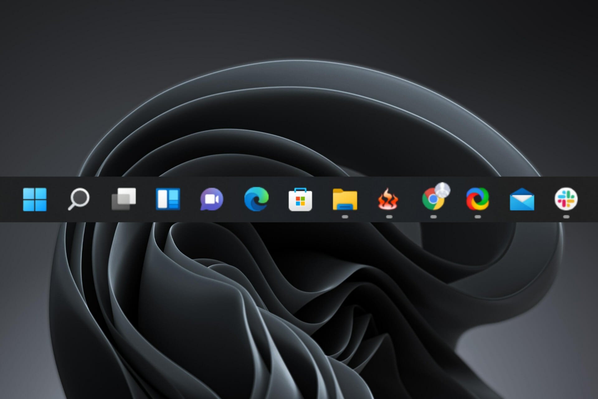windows 11 taskbar
