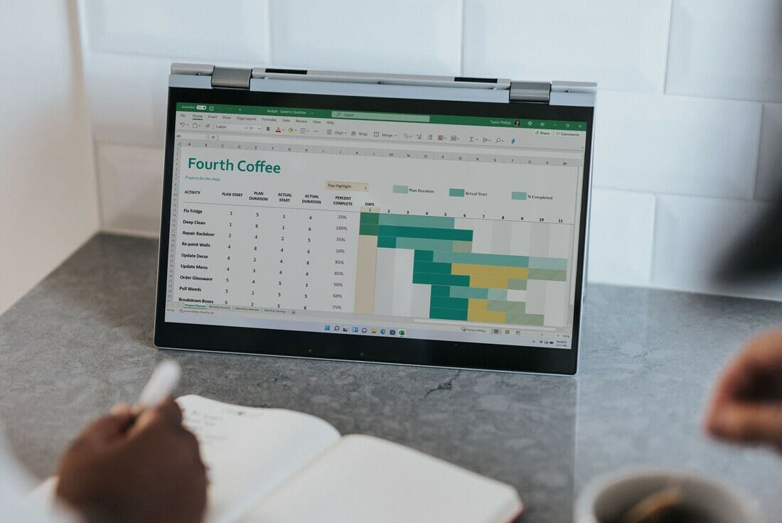 Tablet mode in Windows 11 laptop