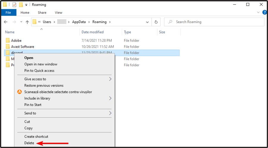 select delete