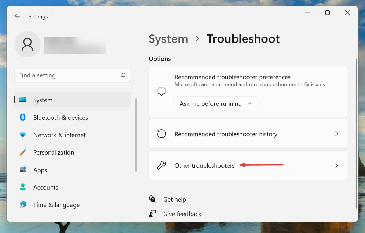 Other troubleshooters