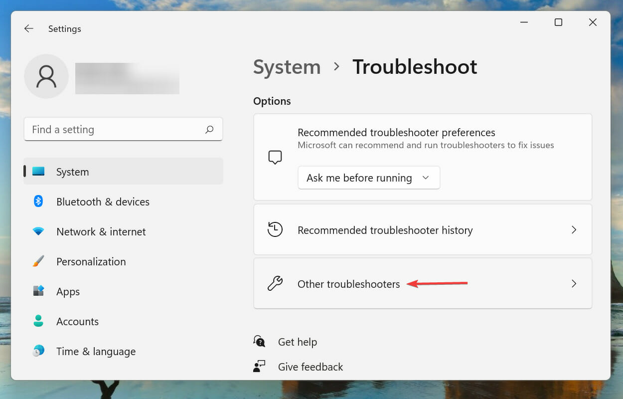 Other troubleshooters