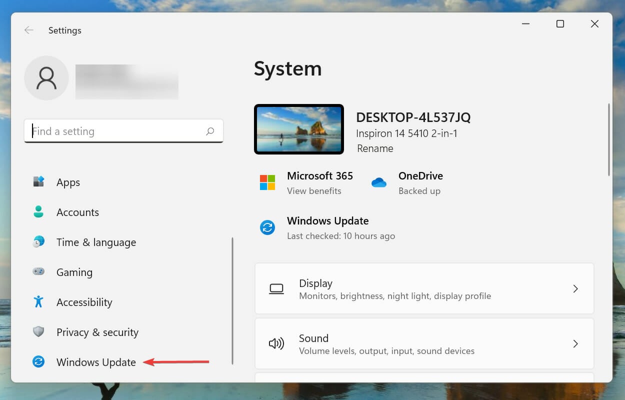 Update Windows to fix Zoom is unable to detect a camera in Windows 11 / 10