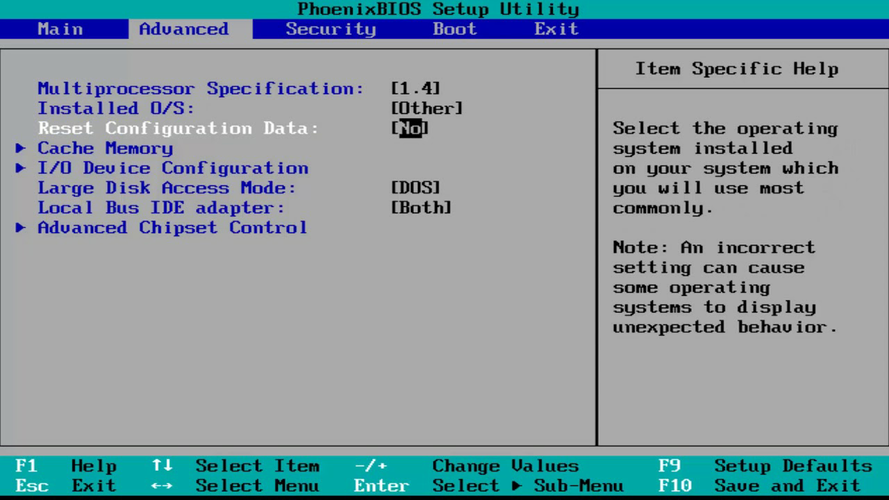 Acceso al BIOS en Windows 10