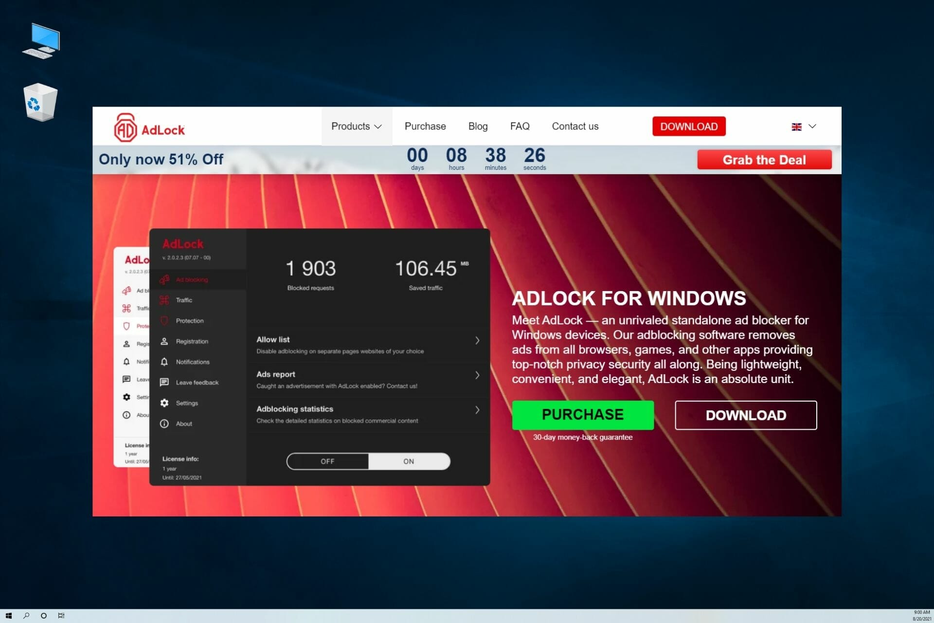 How to block ads with Ad Lock for Windows