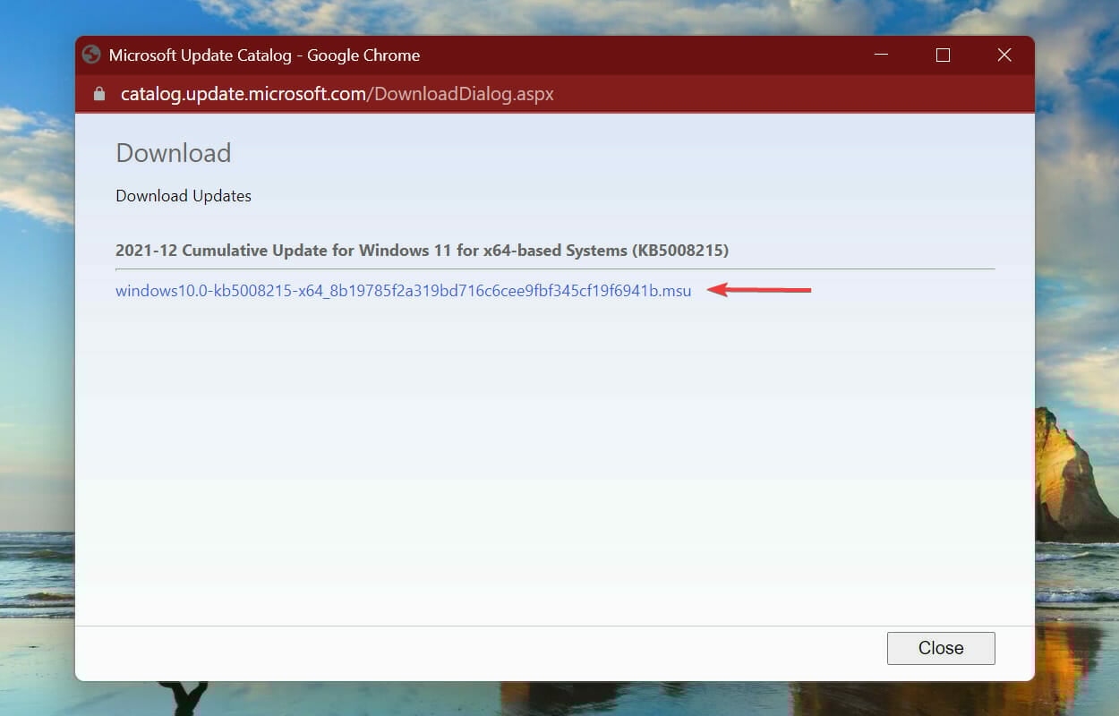 Start download