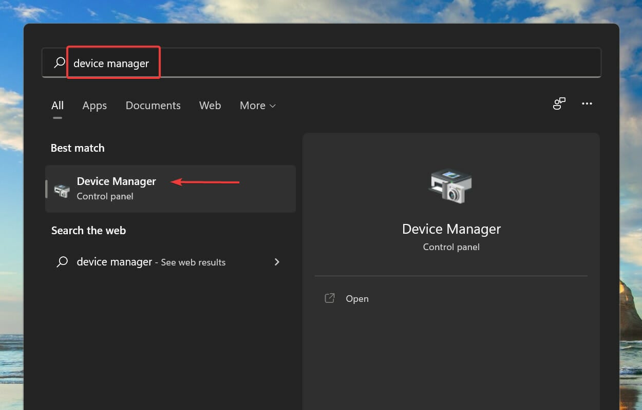 Launch Device Manager
