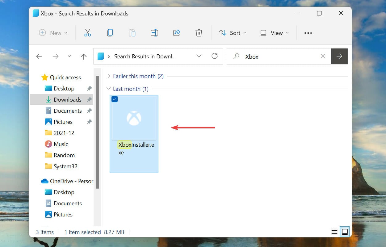 Launch installer