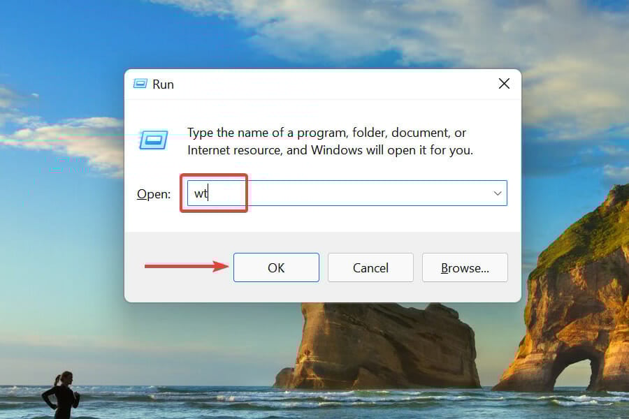 Avvia Windows Terminal con privilegi elevati per correggere l'errore di installazione di Windows 11 - 0x800f0831