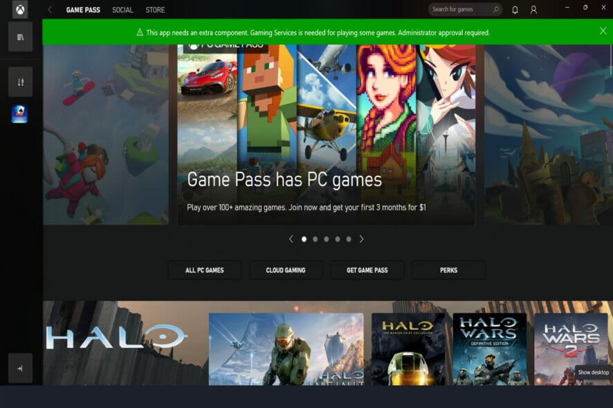 gamepass-error can't download games from game pass app