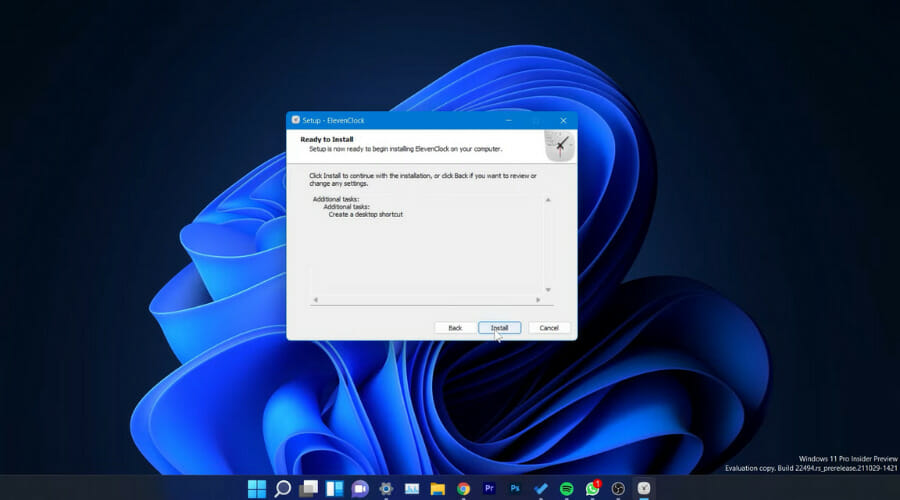 install elevenclock