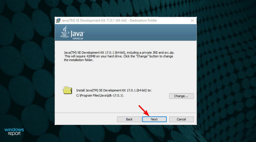 Java location