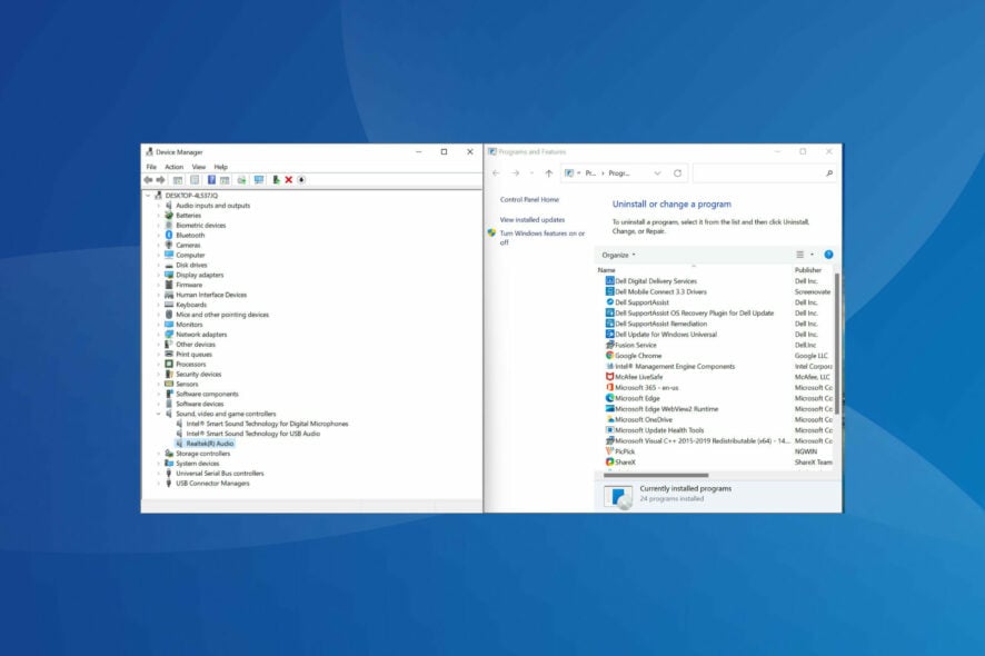 Reinstall audio driver in Windows 11