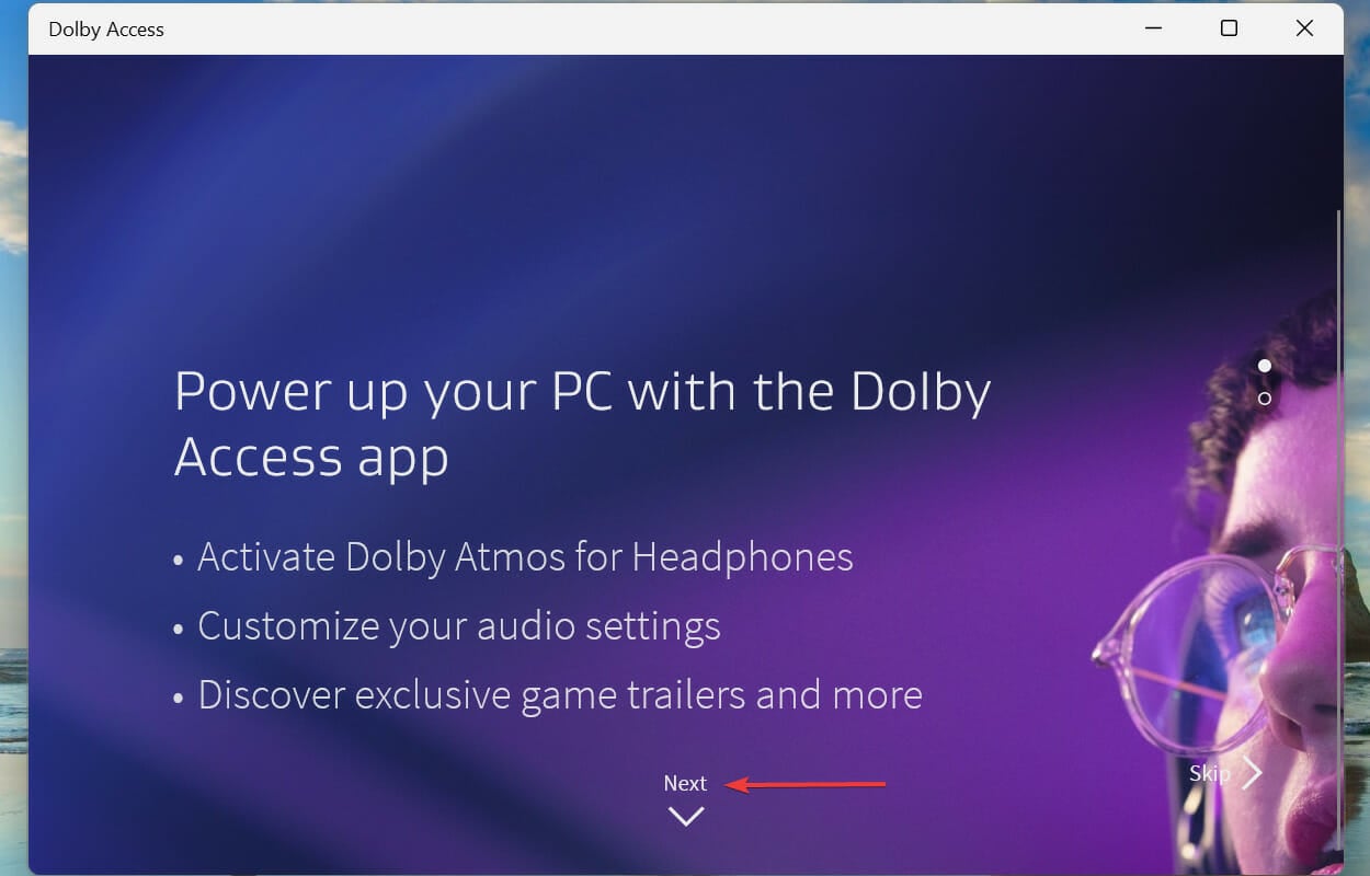 Next to install dolby atmos windows 11