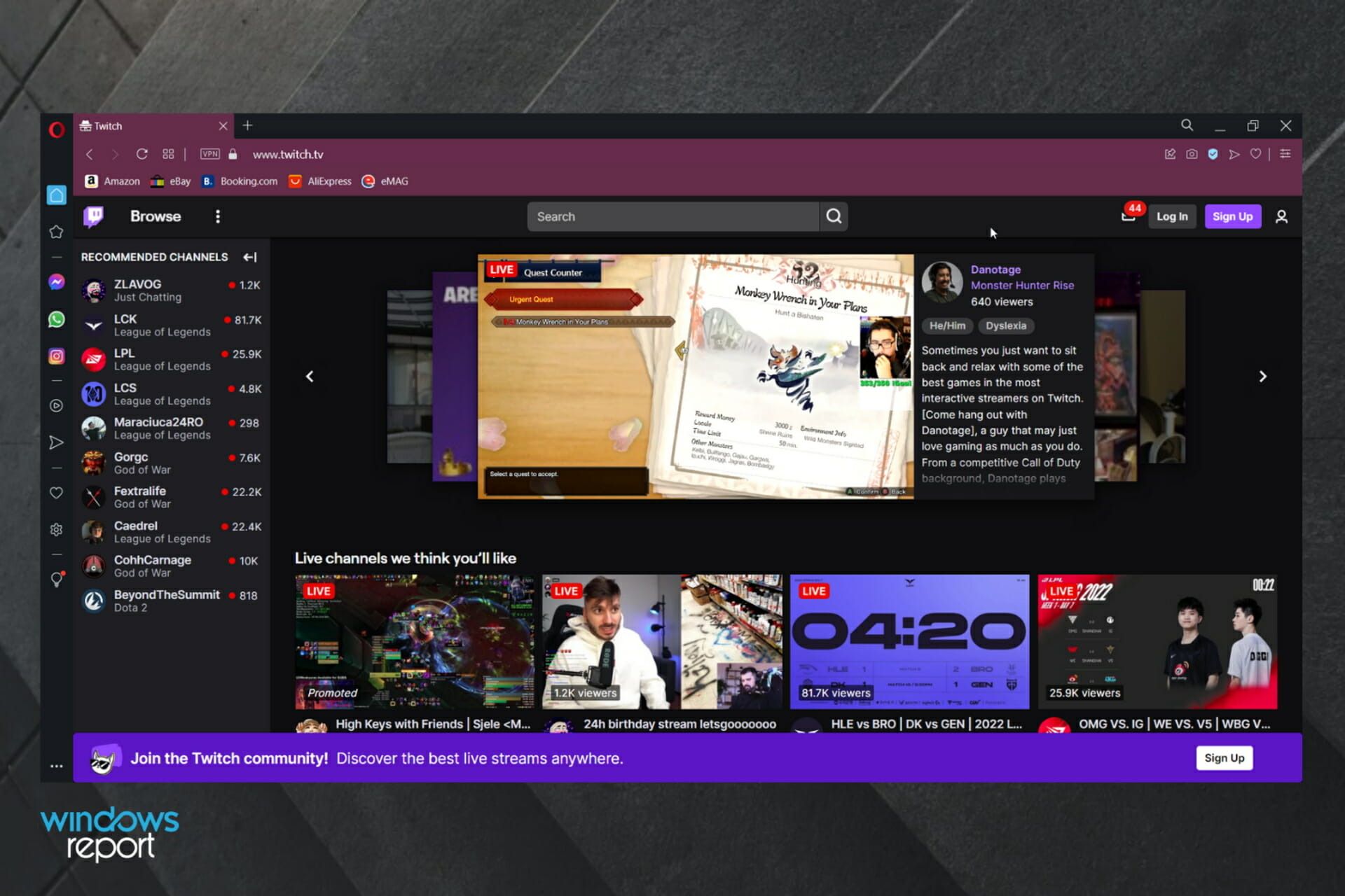 Twitch error while loading followed channels [Expert Fix]