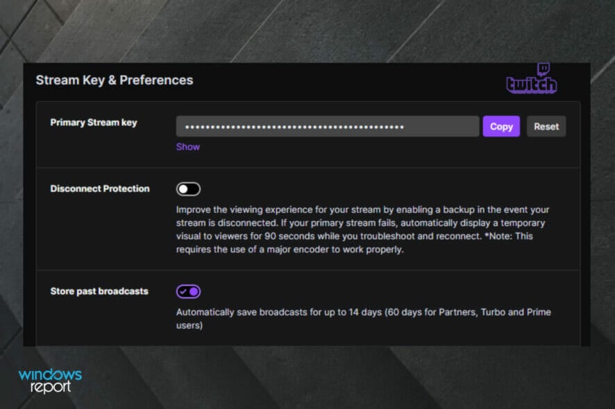 Twitch failed to retrieve stream key: Follow this guide