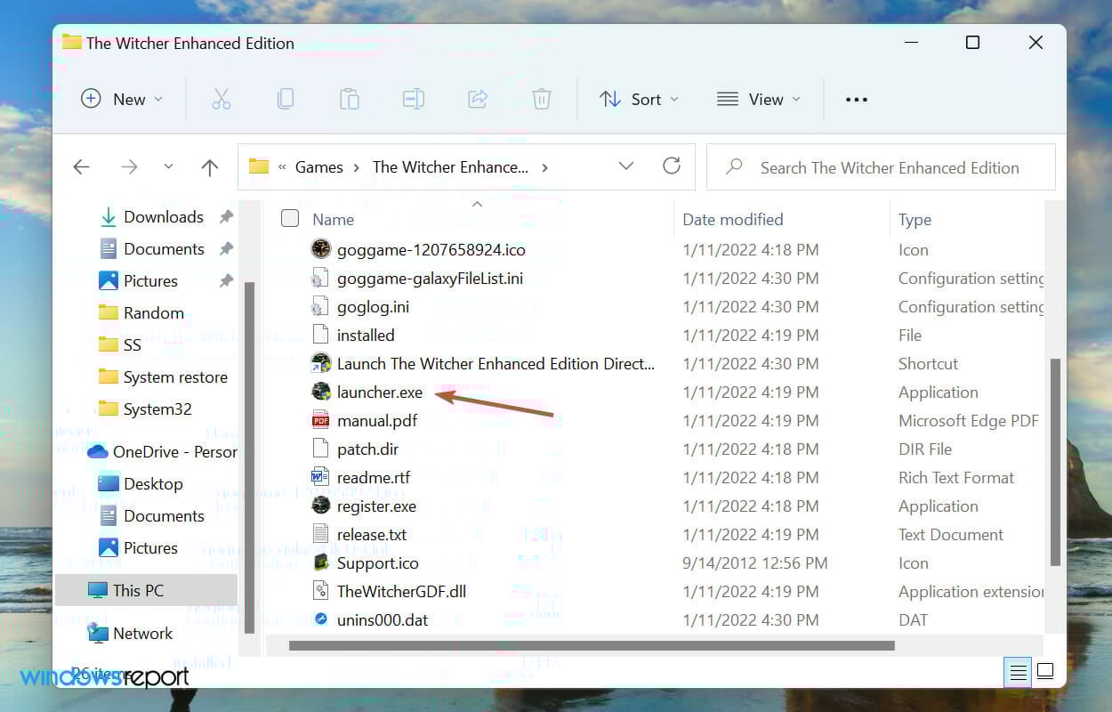 Open launcher to play games without gog galaxy