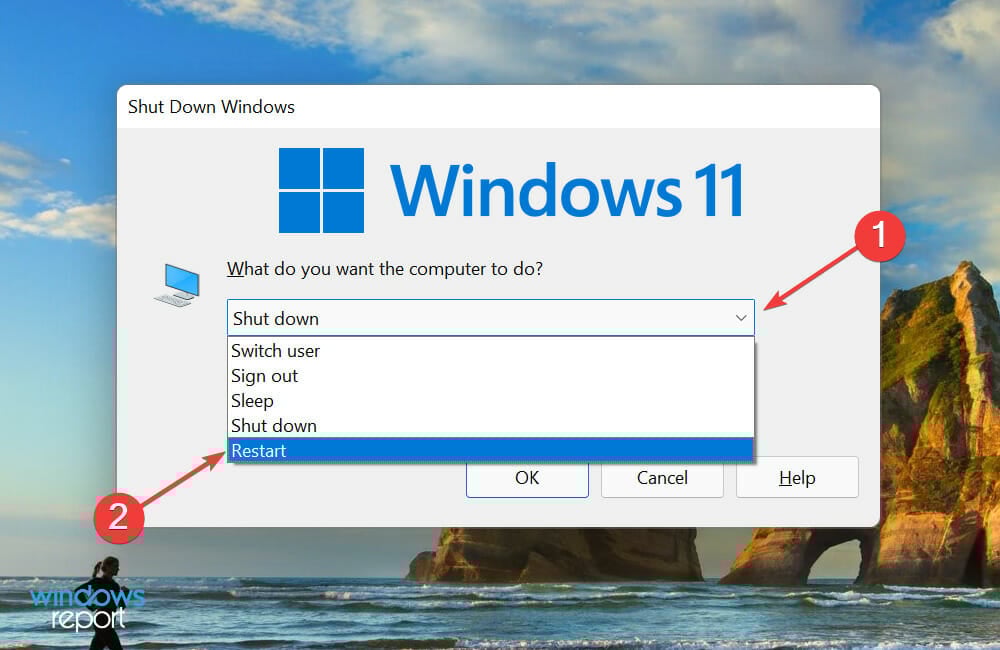 Restart PC to fix msi afterburner not working windows 11