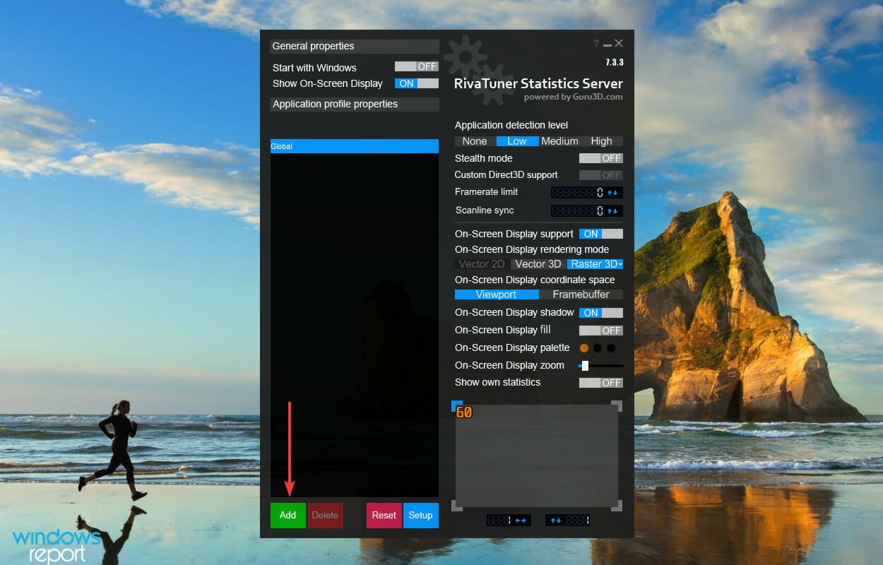 Add program to fix msi afterburner not working windows 11