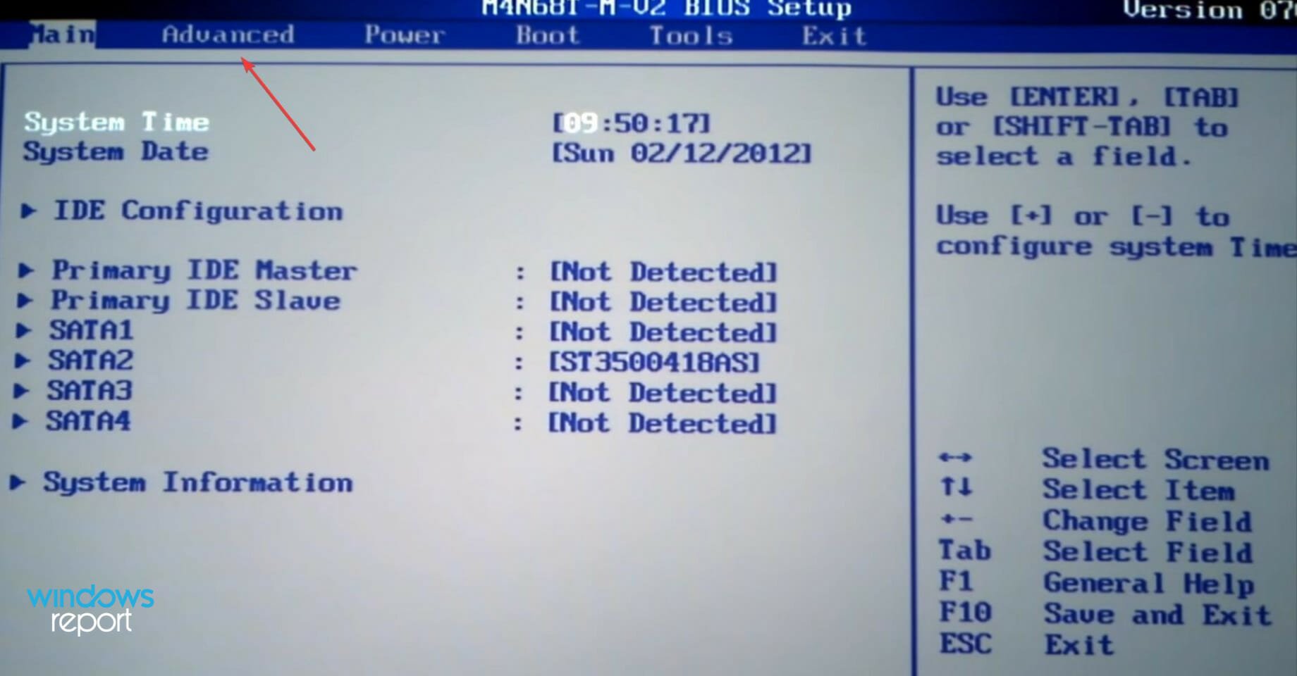 Advanced tab to fix msi afterburner not working windows 11
