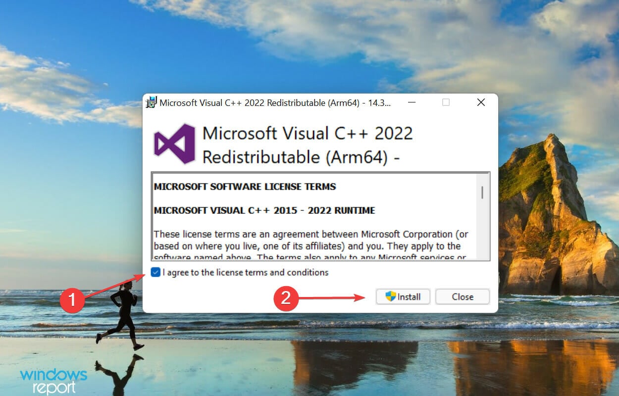 Install to fix runtime error windows 11