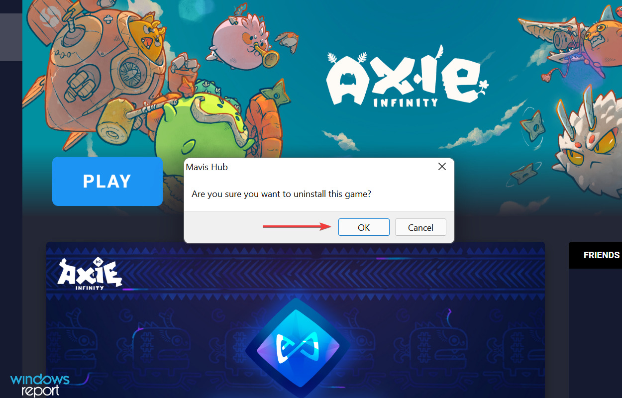 Confirm Uninstall