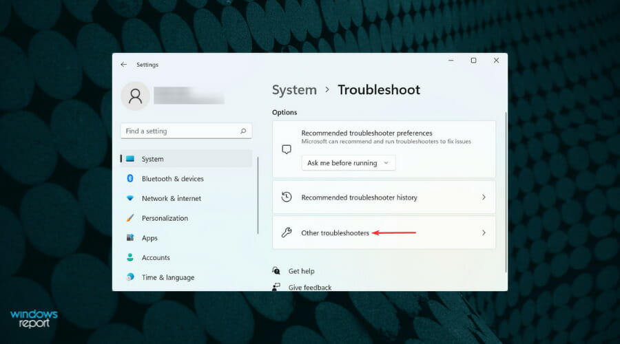 Other troubleshooters