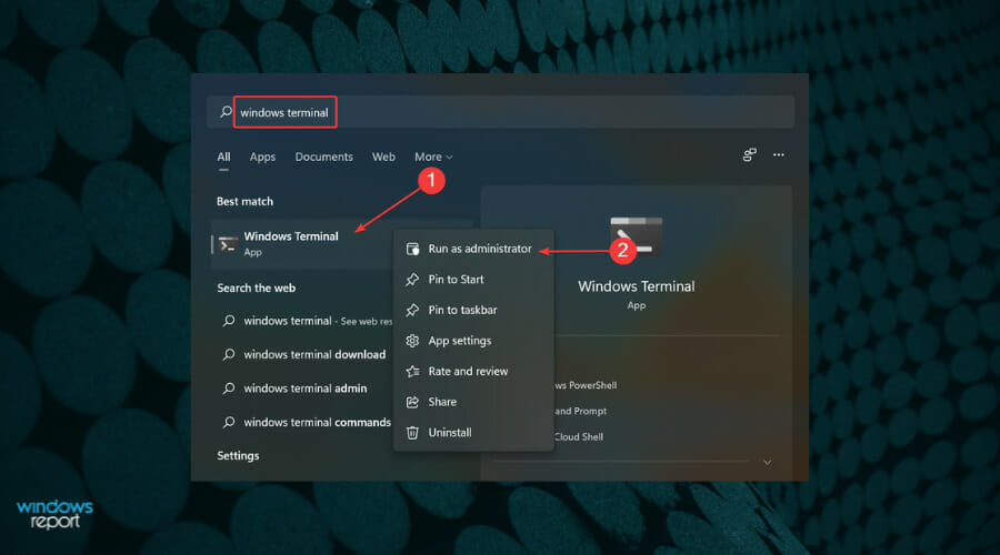 Launch elevated Windows Terminal to fix xbox app stuck at preparing 