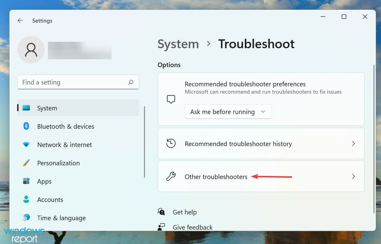 Other troubleshooters