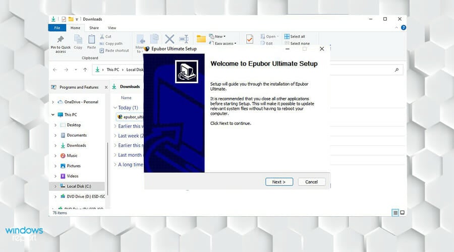 convert kindle to epubor step 3
