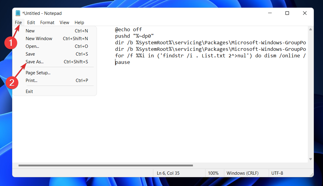 notepad-save windows cannot find gpedit.msc windows 11