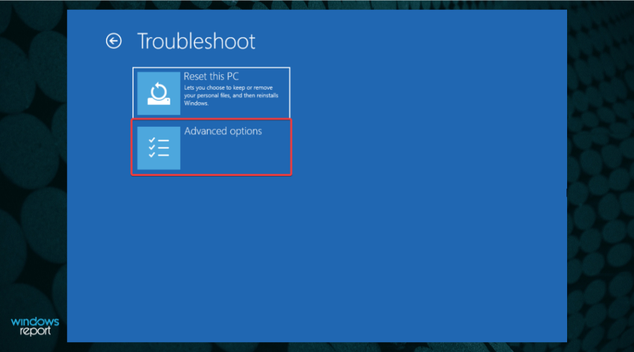 Advanced options to fix srttrail.txt windows 11