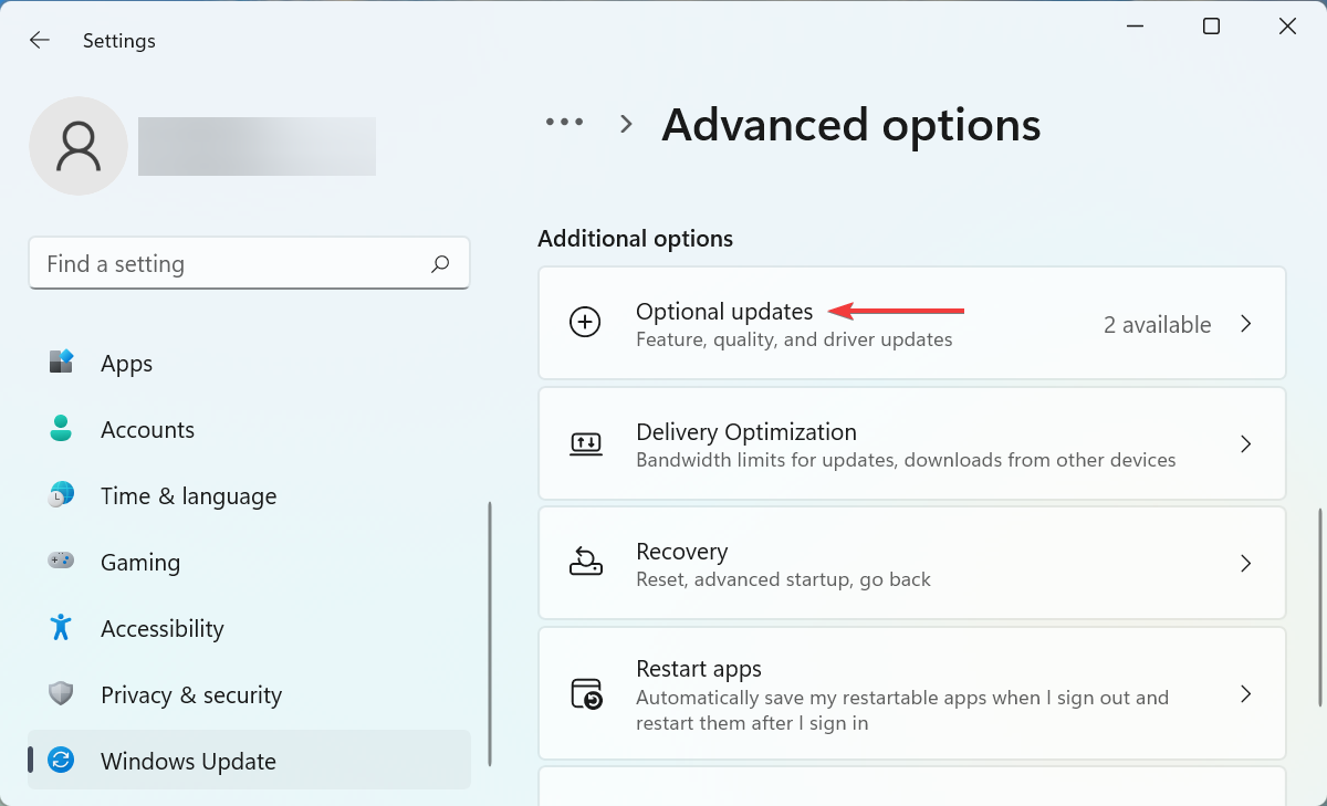 Aggiornamenti facoltativi per correggere i dispositivi biometrici che non vengono visualizzati in Gestione dispositivi Windows 11