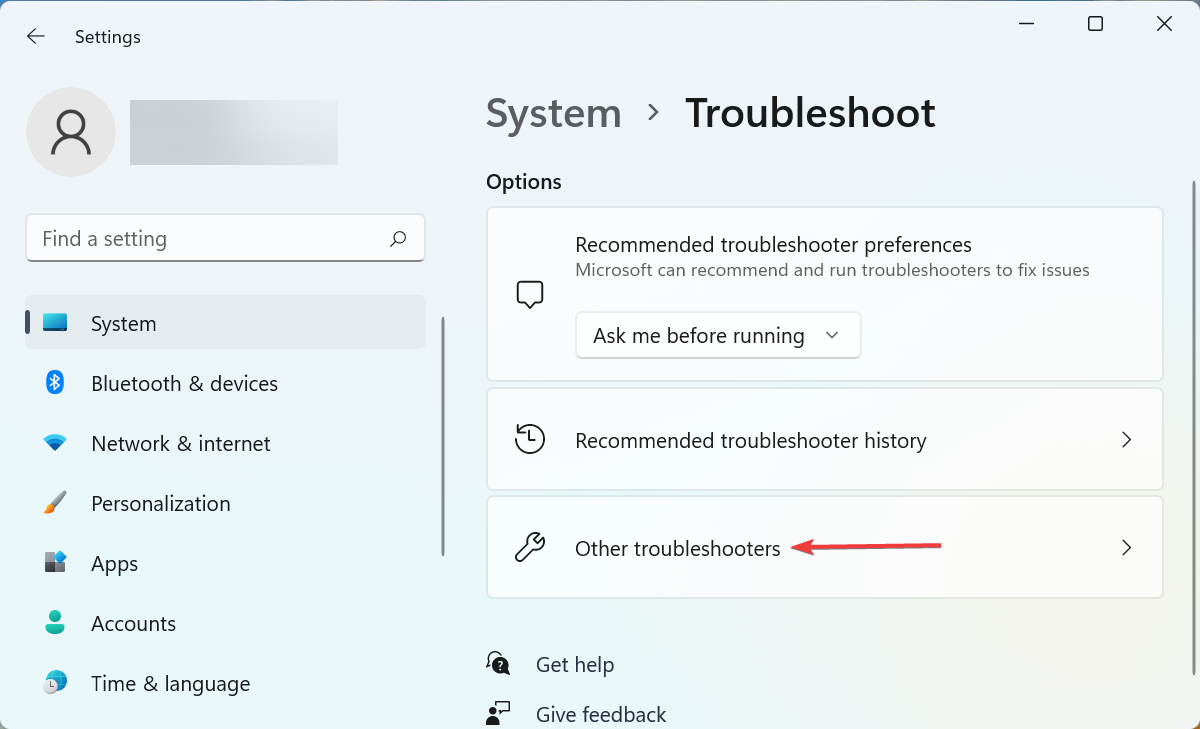 Other troubleshooters