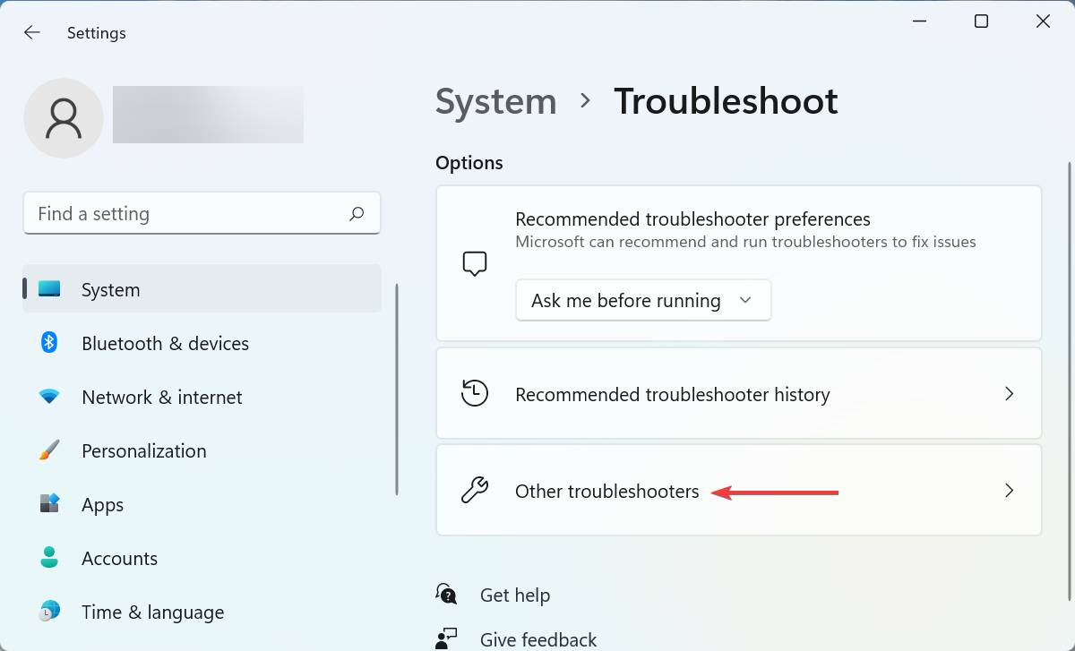 Other troubleshooters