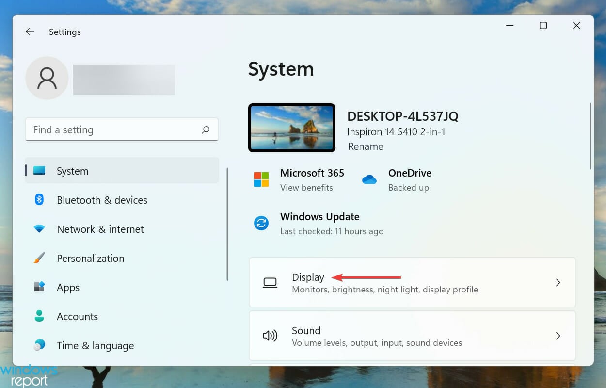 Display to fix Night Light not turning off Windows 11