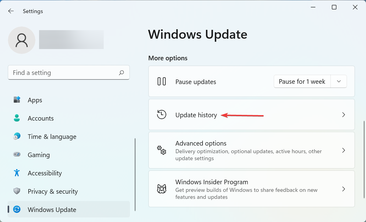 Aggiorna la cronologia per correggere i dispositivi biometrici che non vengono visualizzati in Gestione dispositivi Windows 11